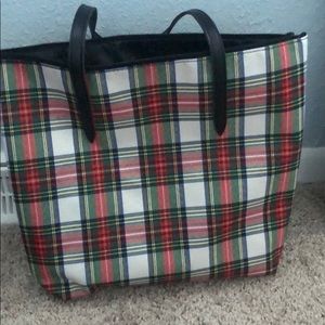 Plaid Tote Bag